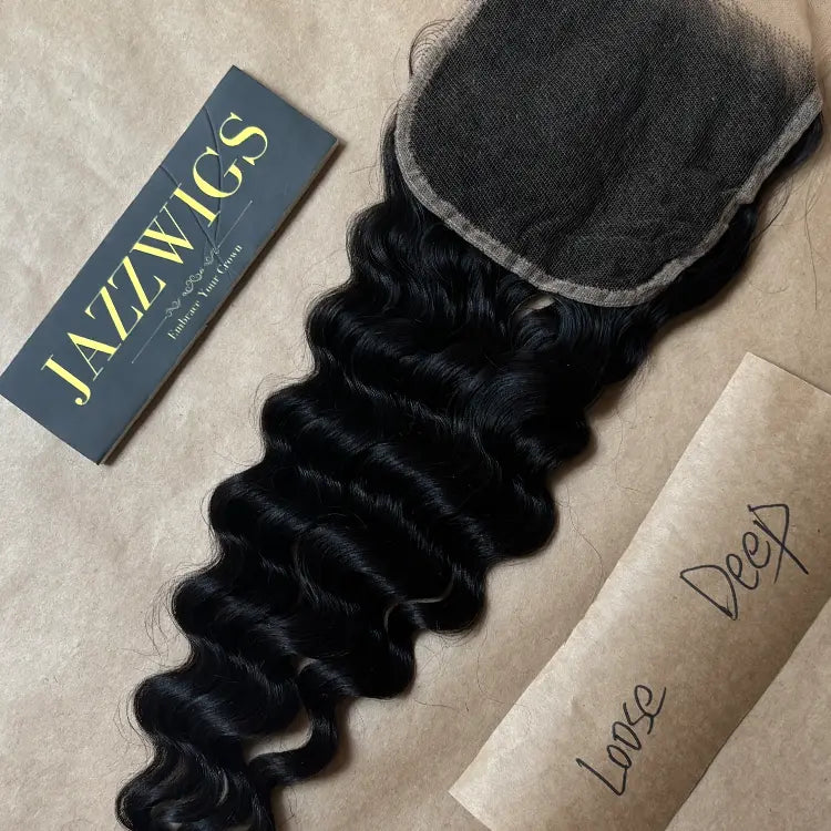 5x5 HD Lace Loose Deep Closure – Skinlike Invisible Melt | JazzWigs