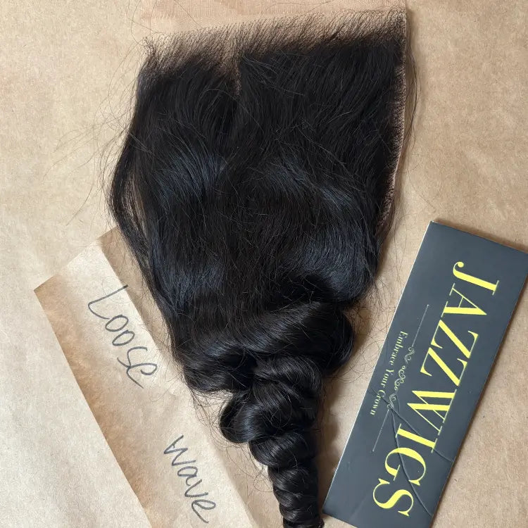 5x5 HD Lace Loose Wave Closure – Skinlike Invisible Melt | JazzWigs