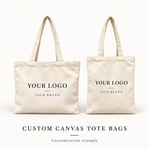 Custom Canvas Tote Bags with Your Logo