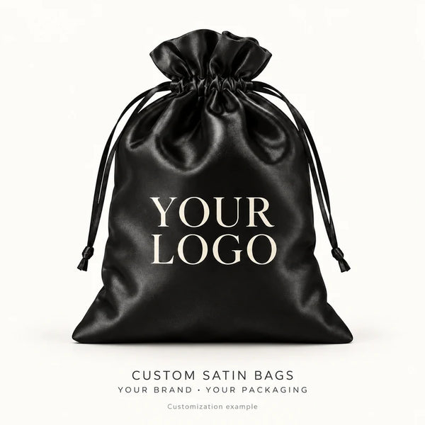 Custom Satin Hair Bags with Your Logo