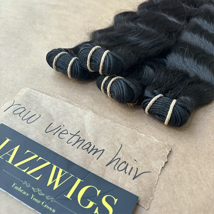 Thick raw Indian wave bundles work with HD lace closures for Black women styling.