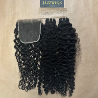 Defined Burmese curly texture paired with a 6x6 HD lace closure.