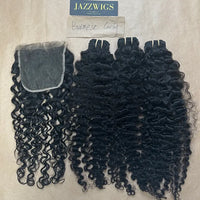 Defined Burmese curly texture paired with a 6x6 HD lace closure.