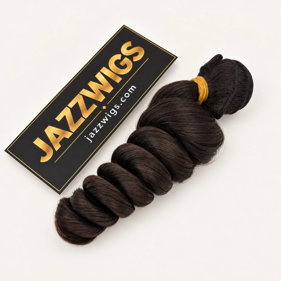 Raw Vietnamese Loose Wave Hair in Natural Black #1B — 1 bundle