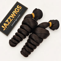 Raw Vietnamese Loose Wave Hair in Natural Black #1B — 2 bundles