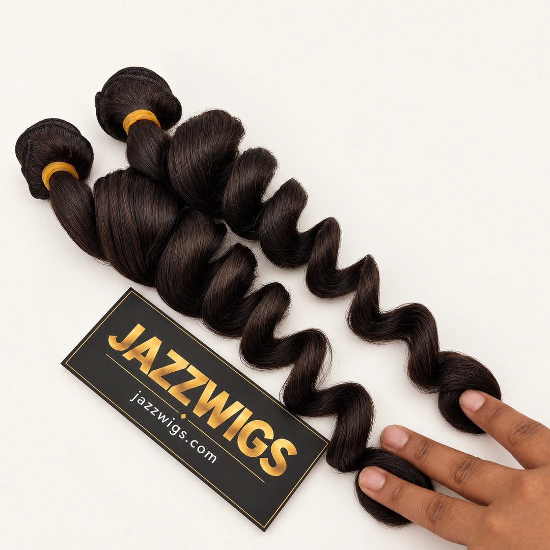 Raw Vietnamese Loose Wave Hair in Natural Black #1B — product detail
