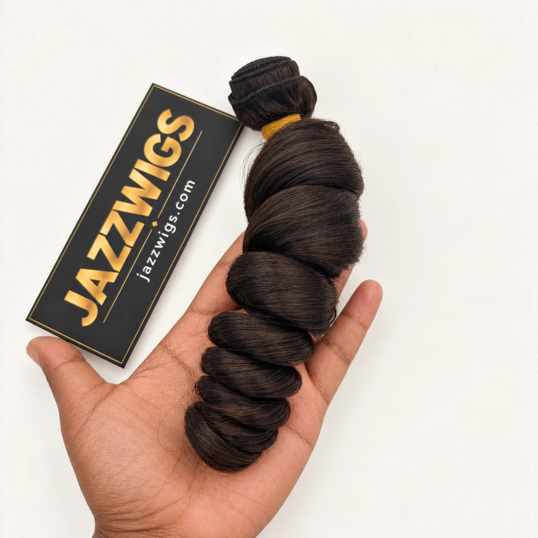 Raw Vietnamese Loose Wave Hair in Natural Black #1B — product detail