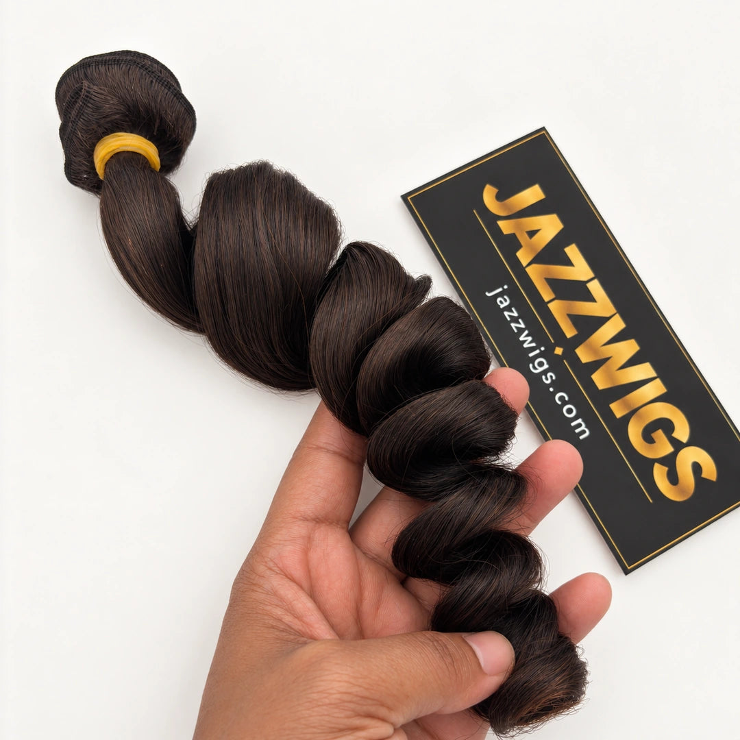 Raw Vietnamese Loose Wave Hair in Natural Black #1B — product detail