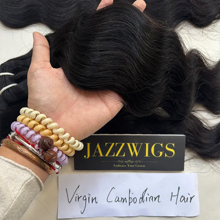 Bouncy Indian wave texture bundles for Black hair, perfect with HD lace closure or frontal.