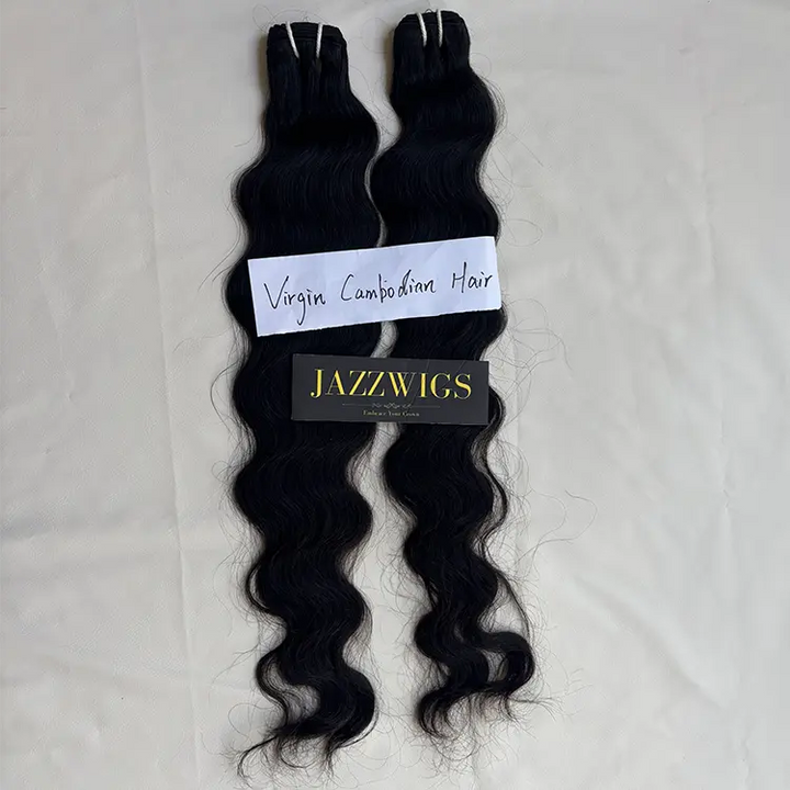 Virgin Indian wave 2 bundles for Black women, made to pair with HD lace installs.