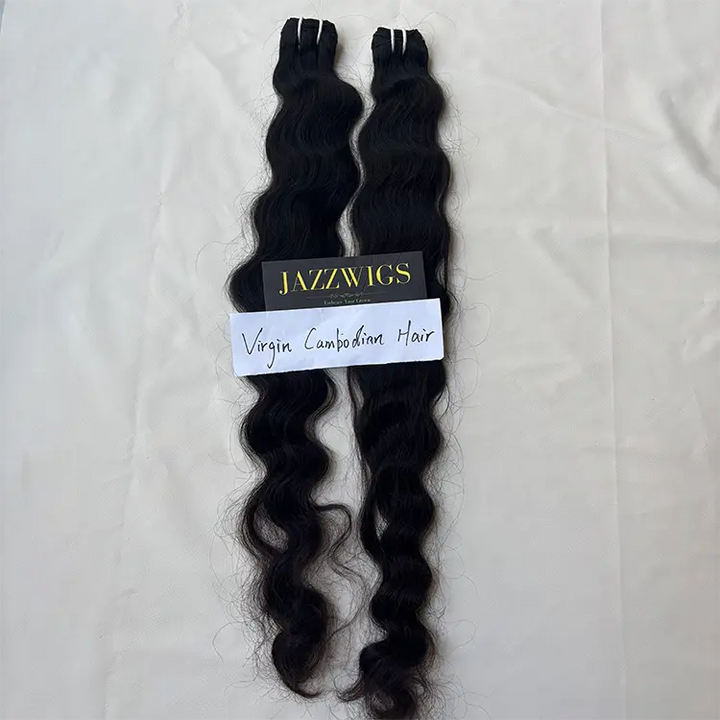 Full-density virgin Indian wave bundles for Black women, blends smoothly with HD lace.