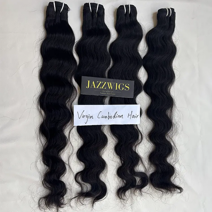 Virgin Indian wave 4 bundles for Black women, designed to match HD lace installs.