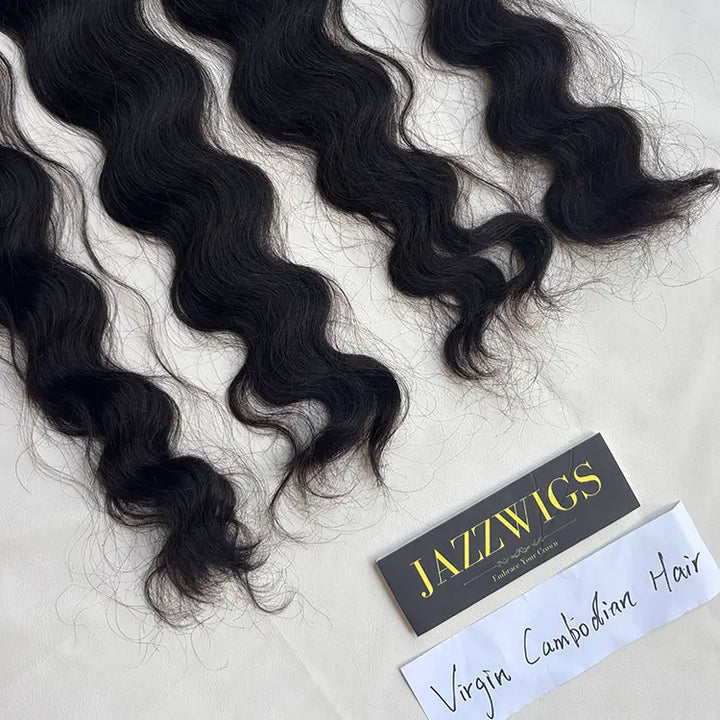Virgin Indian wave 2 bundles for Black women, made to pair with HD lace installs.