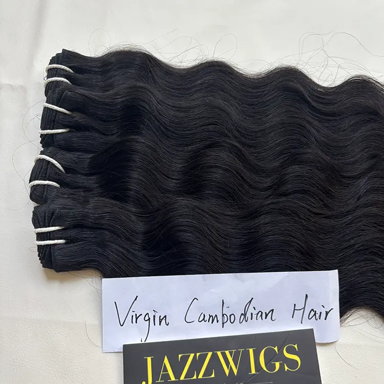 Thick weft virgin Indian wave bundles for Black women, pairs seamlessly with HD lace.