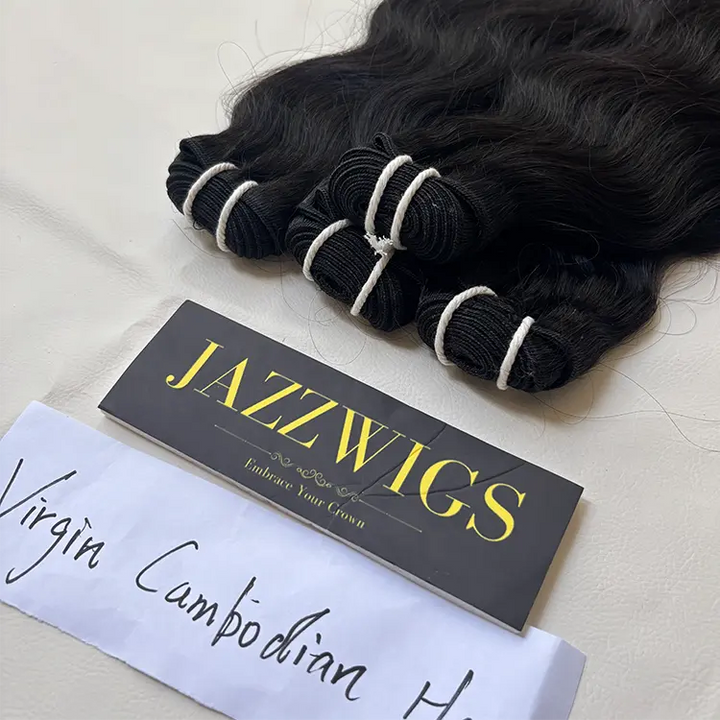 Virgin Indian wave 4 bundles for Black women, designed to match HD lace installs.