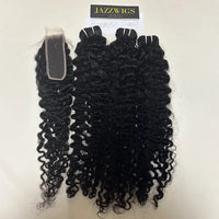 Defined Burmese curly texture with 2x6 HD lace and natural hairline for Black hair.