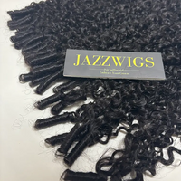 Virgin French curly 3 bundles with 5x5 HD lace closure for Black women.