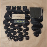 Raw Vietnamese Body Wave 4 Bundles with 7x7 HD Lace Frontal – Factory Direct | JazzWigs