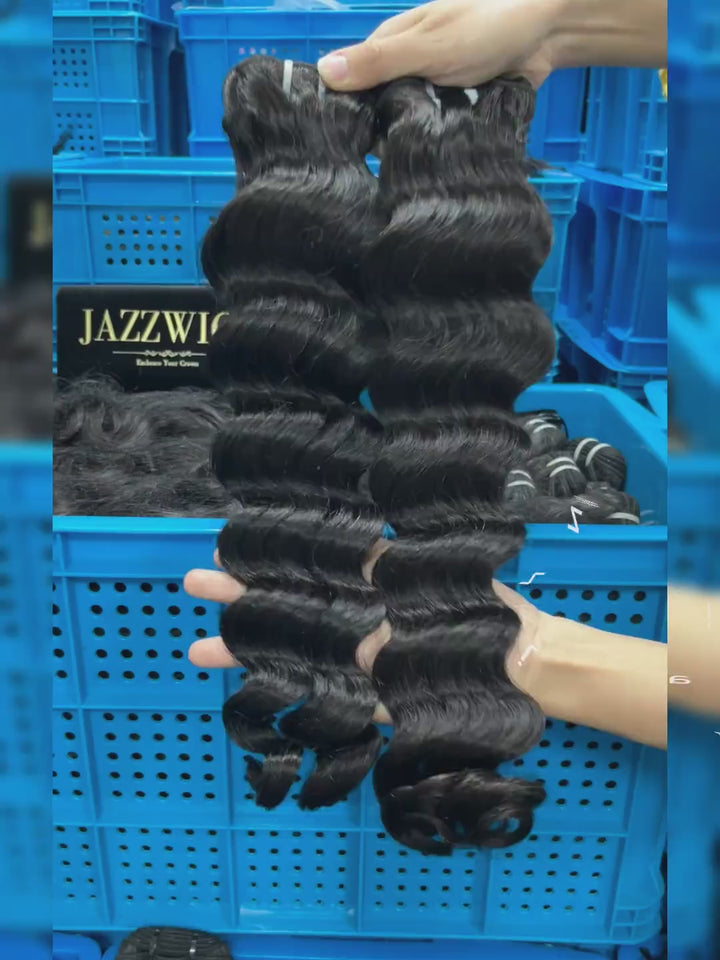 Virgin Cambodian Loose Deep Hair - 2 Bundles Deal