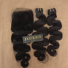 Body wave texture paired with a 6x6 HD lace closure for natural installs.