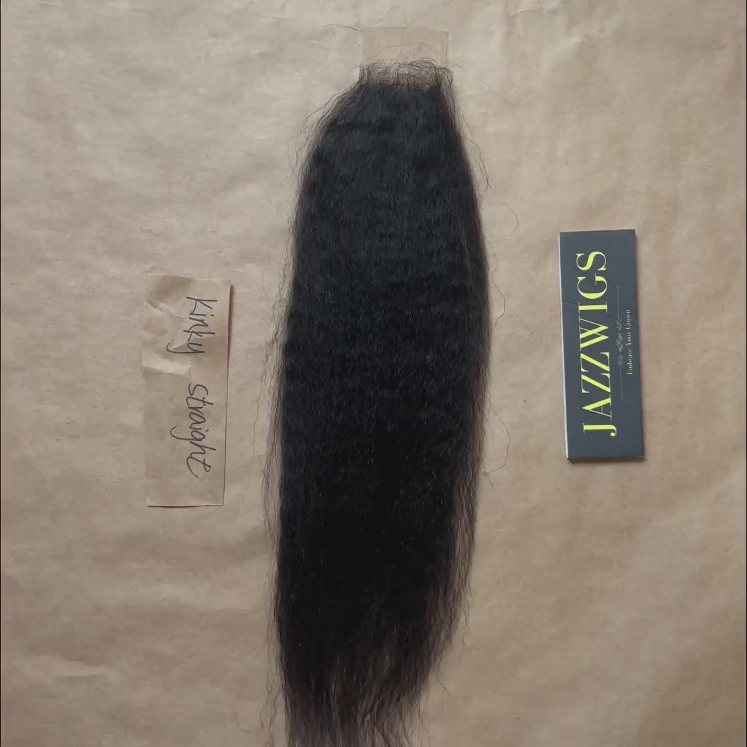 2x6 HD Lace Kinky Straight Closure – Skinlike Invisible Melt | JazzWigs