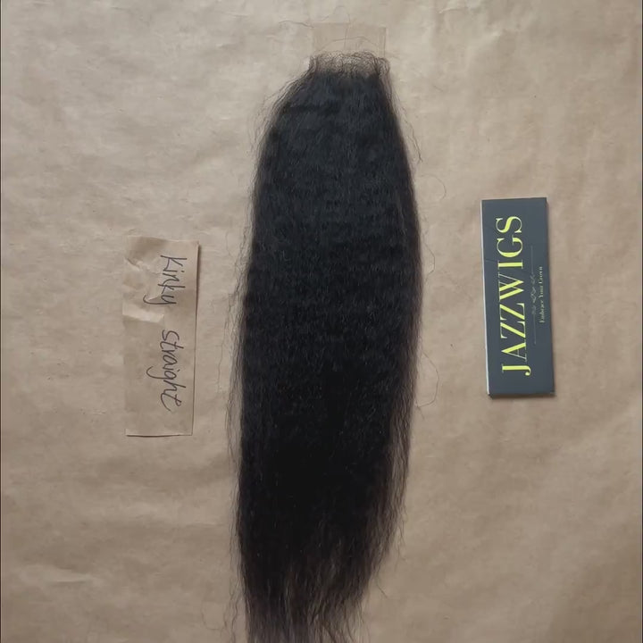 2x6 HD Lace Kinky Straight Closure – Skinlike Invisible Melt | JazzWigs
