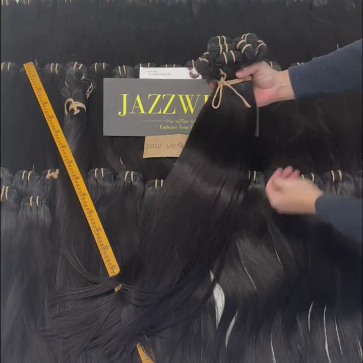 Raw Vietnamese Straight Hair 3 Bundle Deal – 100% Human, Factory Direct