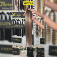 #BH4/60 Balayage Raw Vietnamese Hair Bundles | 100% Human Hair | Factory Direct by JazzWigs