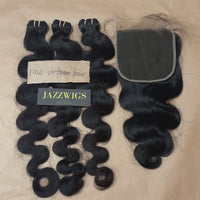 Raw Vietnamese Body Wave 3 Bundles with 7x7 HD Lace Frontal – Factory Direct | JazzWigs