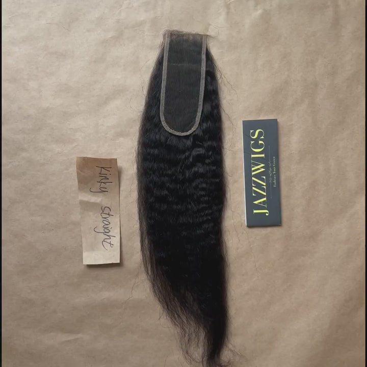2x6 HD Lace Kinky Straight Closure – Skinlike Invisible Melt | JazzWigs