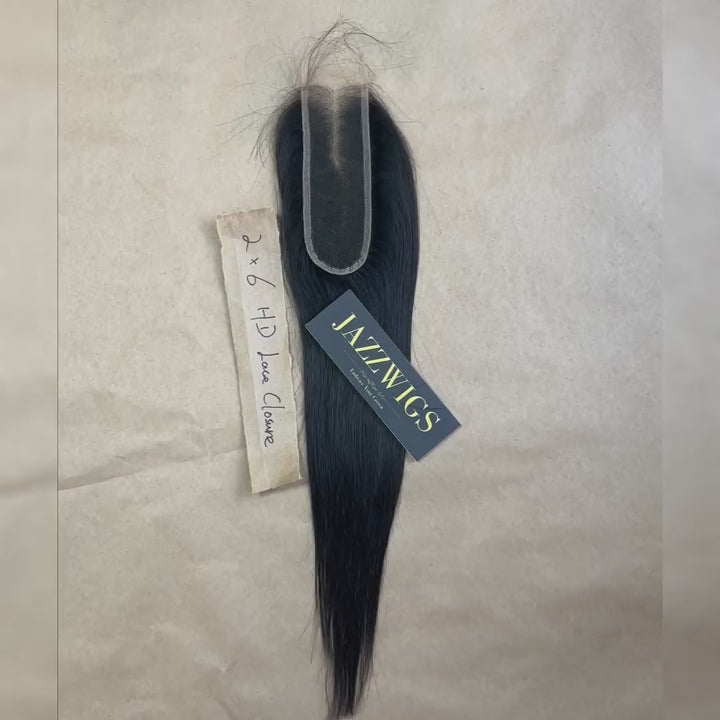 2x6 HD Lace Straight Closure – Skinlike Invisible Melt | JazzWigs