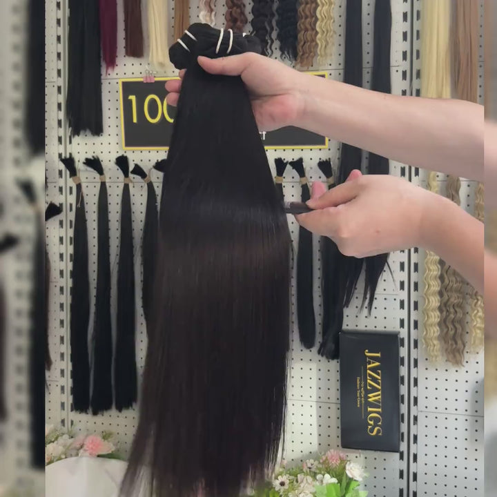 Virgin Cambodian Straight Hair 2 Bundle Deal – JazzWigs Factory Wholesale