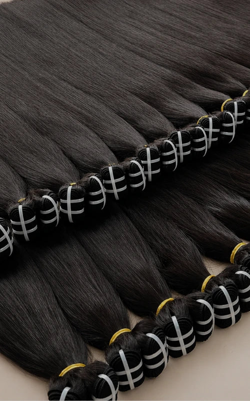 Raw Vietnamese straight human hair bundles for wholesale at JazzWigs