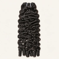 virgin cambodia burmese water curly bundle in natural black by JazzWigs.