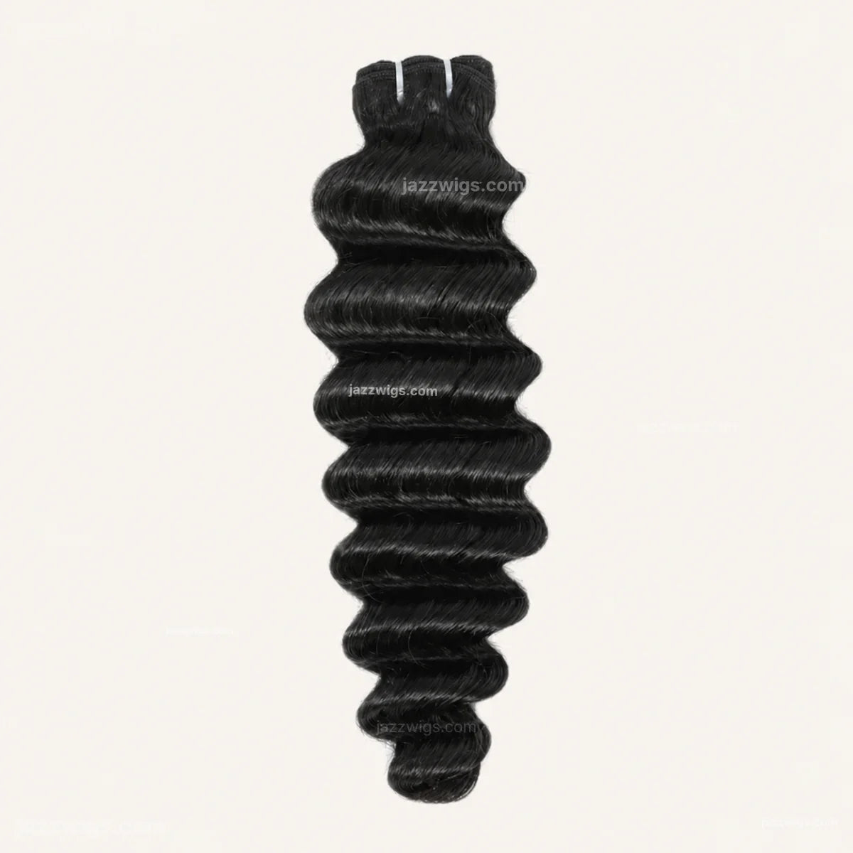 virgin cambodia deep wave bundle in natural black by JazzWigs.