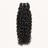virgin cambodia pixie curly bundle in natural black by JazzWigs.