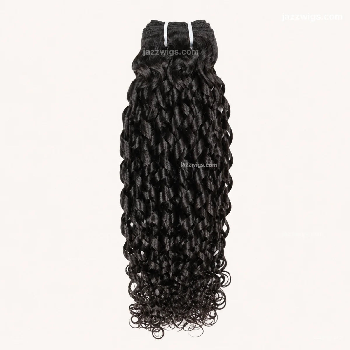 virgin cambodia pixie curly bundle in natural black by JazzWigs.
