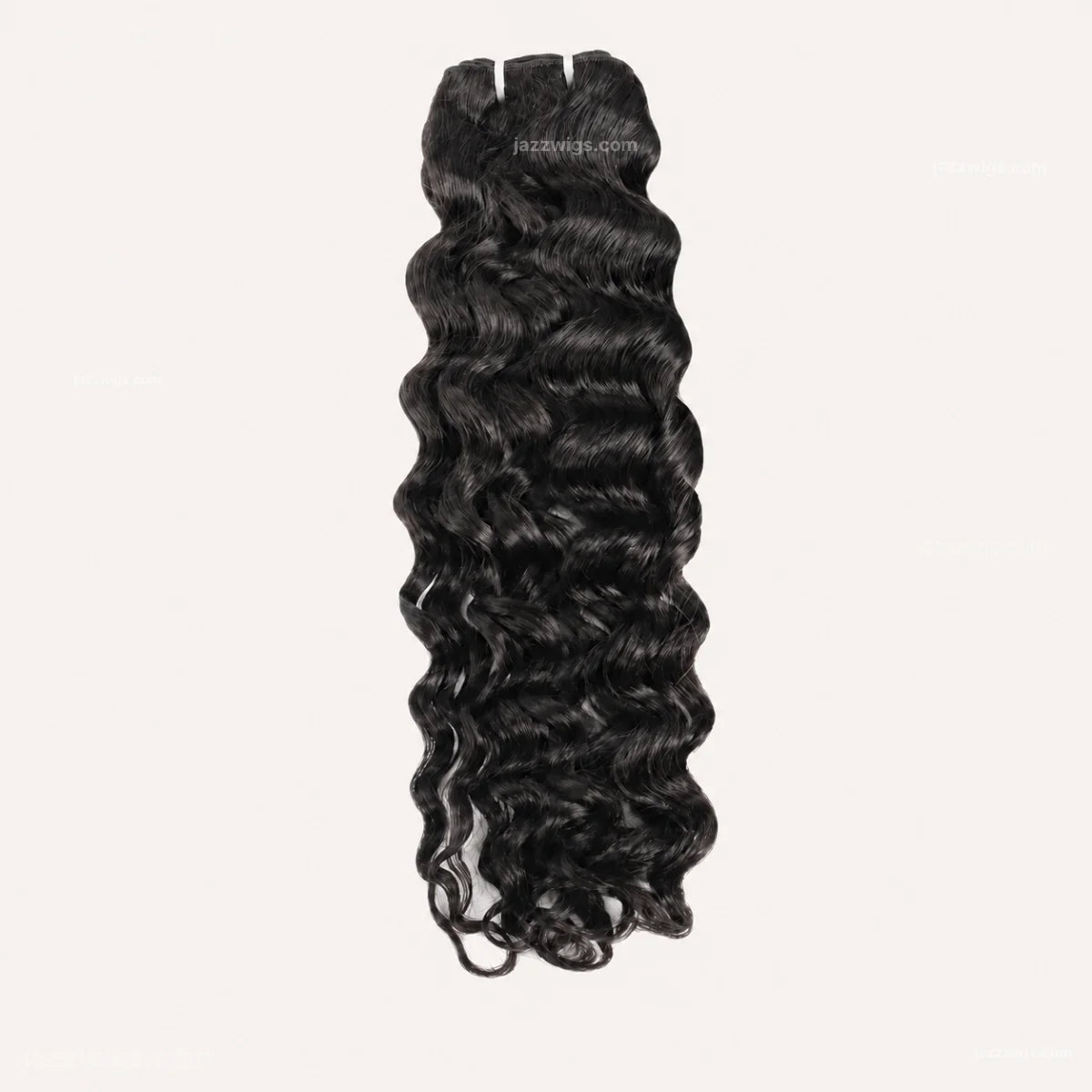 virgin cambodia water wave bundle in natural black by JazzWigs.