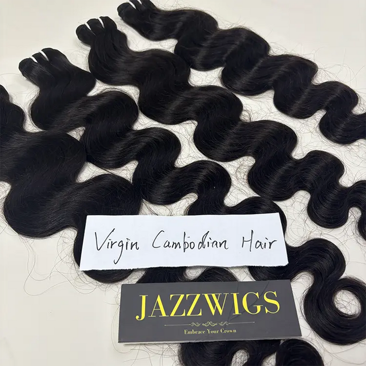 Virgin Cambodian Body Wave Hair 2 Bundle Deal – JazzWigs Factory Wholesale
