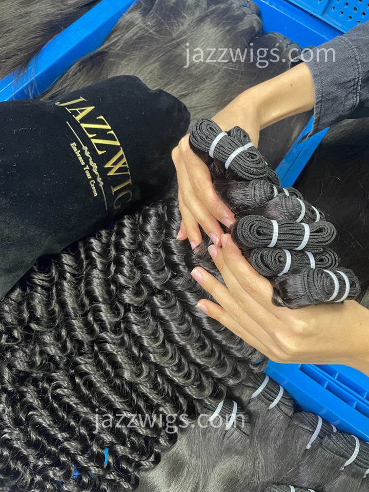 Virgin Cambodian Deep Wave Hair - 1 Bundle Deal