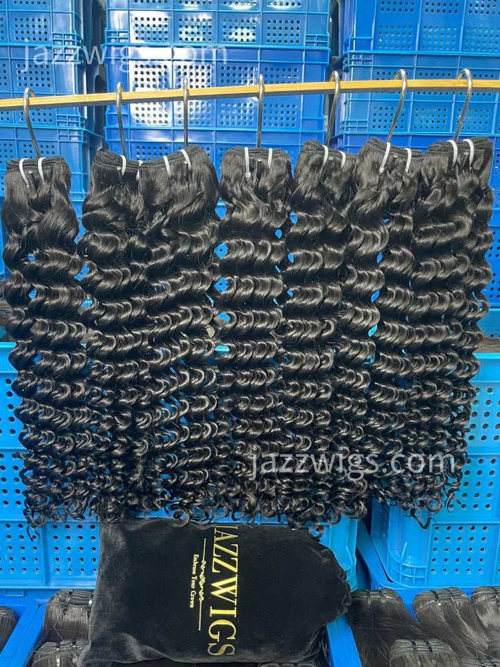 Virgin Cambodian Deep Wave Hair - 1 Bundle Deal