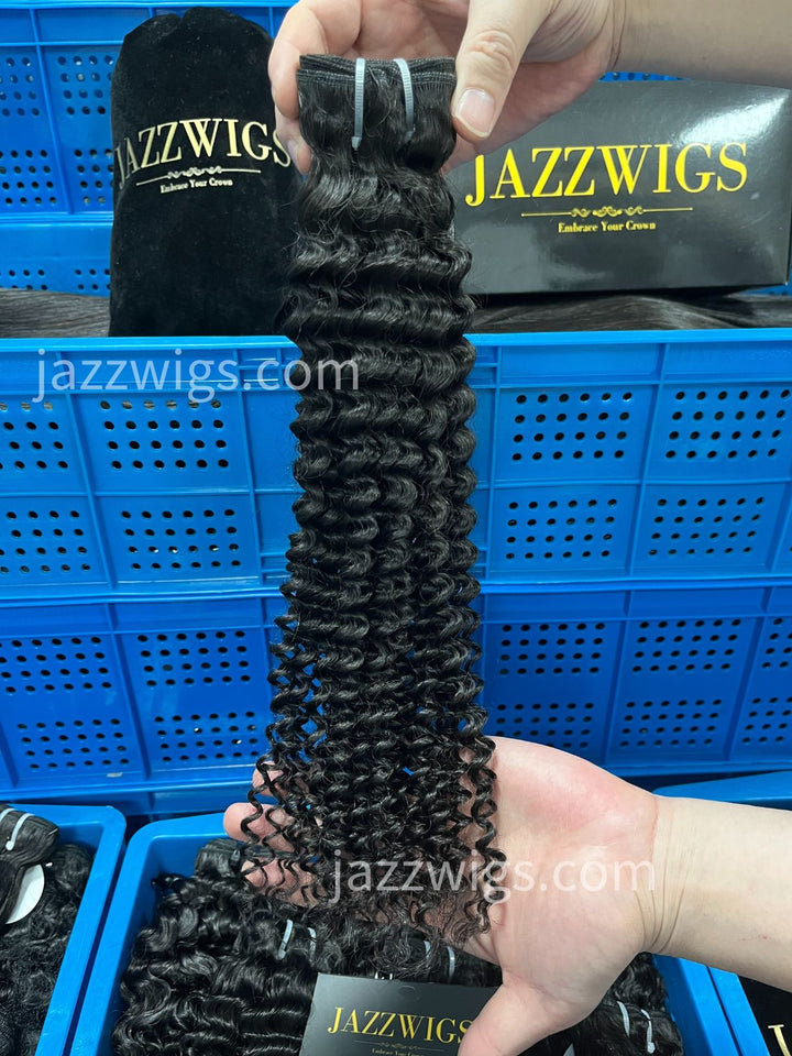 Virgin Cambodian Kinky Curly Hair - 1 Bundle Deal