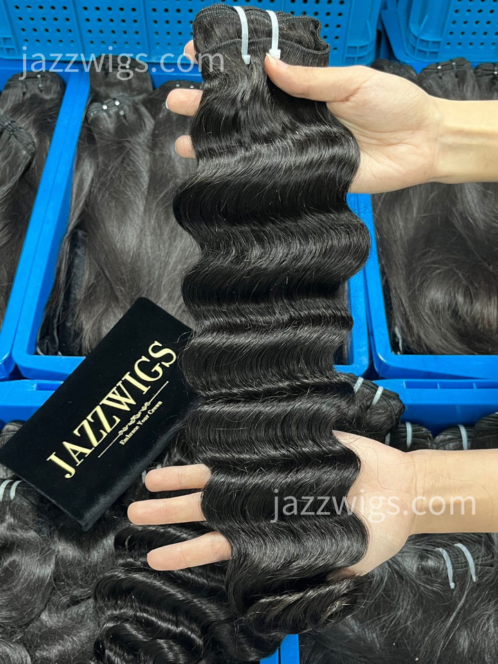 Virgin Cambodian Loose Deep Hair - 4 Bundles Deal