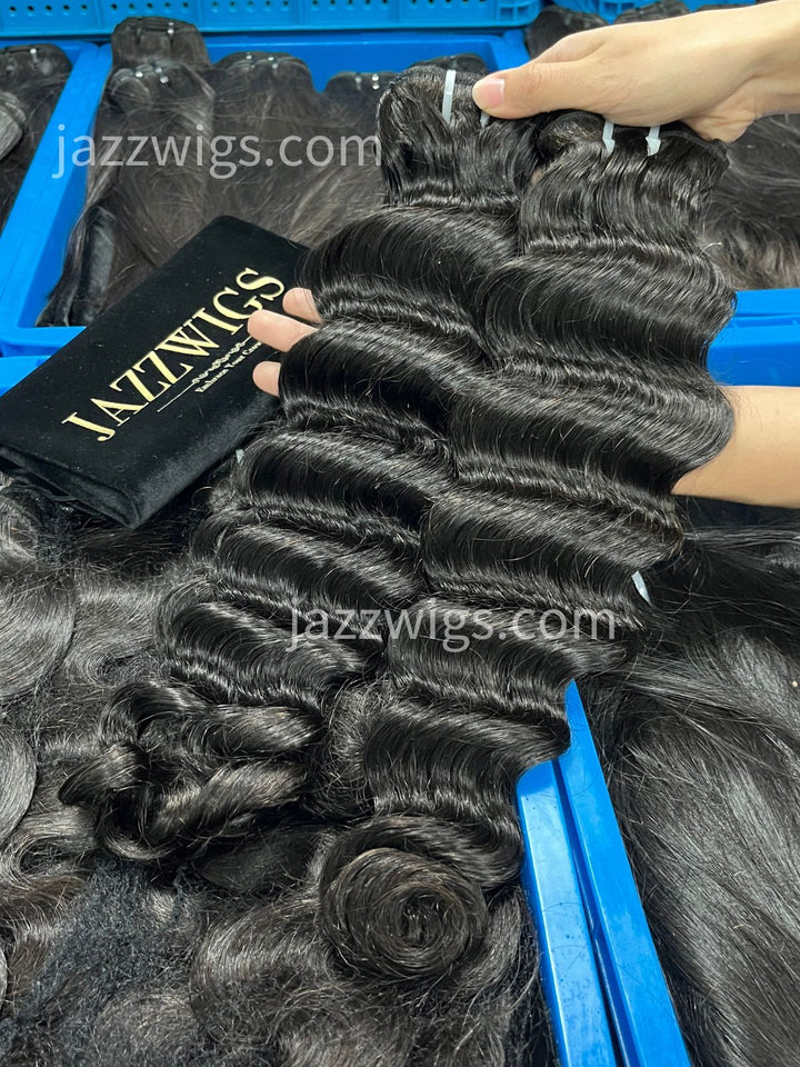 Virgin Cambodian Loose Deep Hair - 2 Bundles Deal