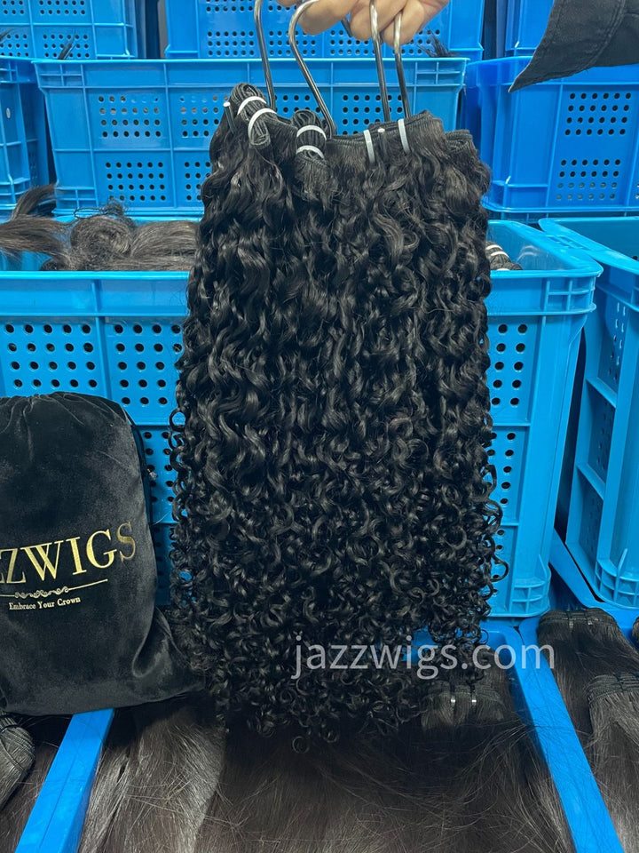 Virgin Cambodian Pixie Curly Hair - 2 Bundles Deal